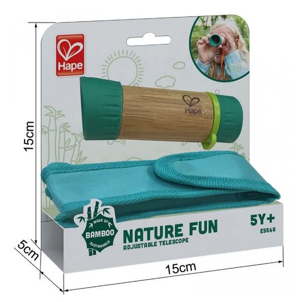 HAPE - Utomhusspel i trä - E5568 - Justerbar spottingskop i bambu