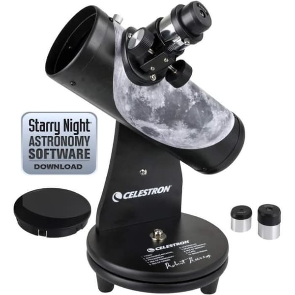 Teleskop Dobson - Celestron - FirstScope Signature - 76 mm - Kompakt - Svart