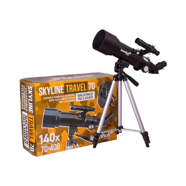 Teleskop - LEVENHUK - Skyline Travel 70 - 70 mm objektiv - 400 mm brännvidd - För barn
