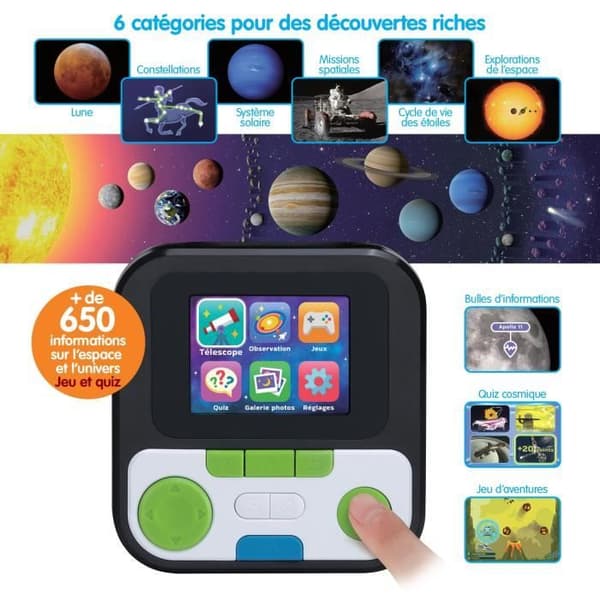 VTECH Genius XL - Interaktivt videoteleskop