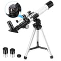 Miniatyrbillede 1 af 2: HD astronomisk teleskop, 68x forstørrelse, 40 mm objektivlinse,Beige