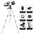Miniatyrbillede 2 af 2: Astronomisk Refraktion Teleskop, 15-150X Forstørrelse, 70mm Objektivlinse,HVID