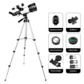 Miniatyrbillede 1 af 2: Astronomisk Refraktion Teleskop, 15-150X Forstørrelse, 70mm Objektivlinse,HVID
