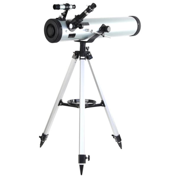 Skyoptikst teleskop, 76 mm åbning, 700 mm brændvidde, 210X forstørrelse