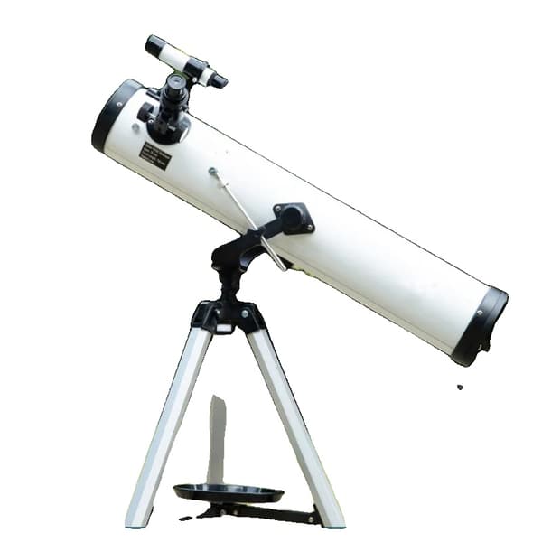 Skyoptikst teleskop, 76 mm åbning, 700 mm brændvidde, 210X forstørrelse