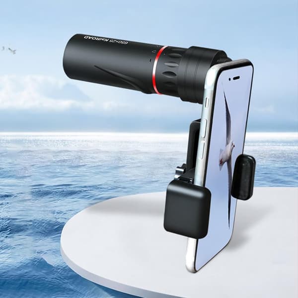 OBOSOE 2000×25 HD 8×zoom monokikkert med telefonholder – til brug om natten og dagen
