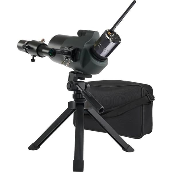 Svbony SV41Pro Mini teleskop för observation Maksutov coudé 28-84 x 80 mm, med SC001 och universell platta för svansraket och SV182