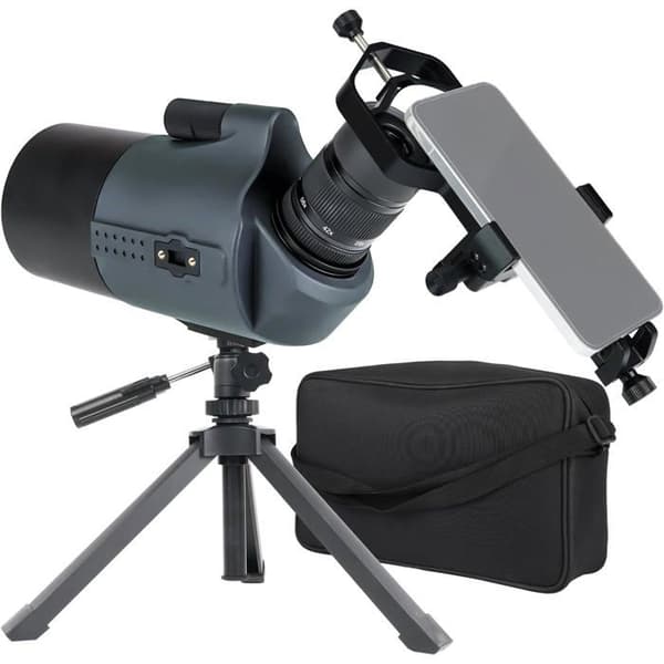 Svbony SV41Pro Mini observationsmakerteleskop med SV214Pro smartphoneadapter, 28-84 x 80 mm, kikare för skytte