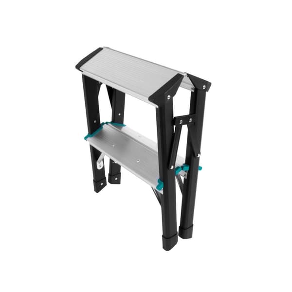 VONROC Arbejdsbuk | Trappestige - 2 trin | Dobbeltsidet - antislip | Max. kapacitet 150kg