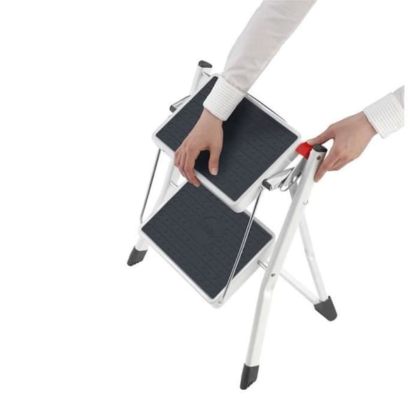 Hailo Stege 2 Steg 45 cm Stål Vikbar Stege Trädgårdsverkstad 416250