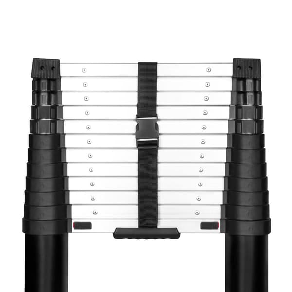 VONROC Teleskopstege 3,80m – Certifierad EN 131-6 – Soft Close & Stabil Konstruktion