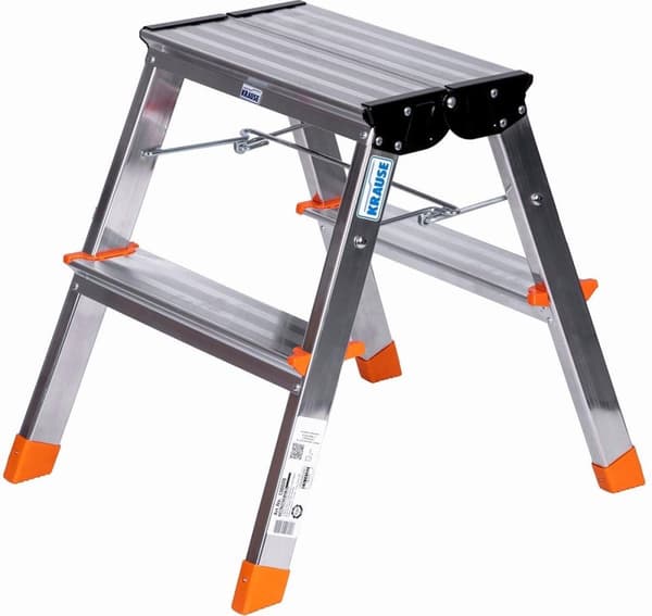 Krause Folding Step Treppy silver