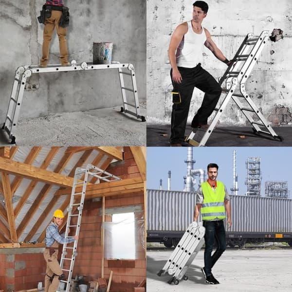 Multifunktionsstege - LZQ - 4x3 - Aluminium - 150kg