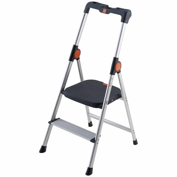 Gierre Aluminiumsstige B222 2 Escalones Sort