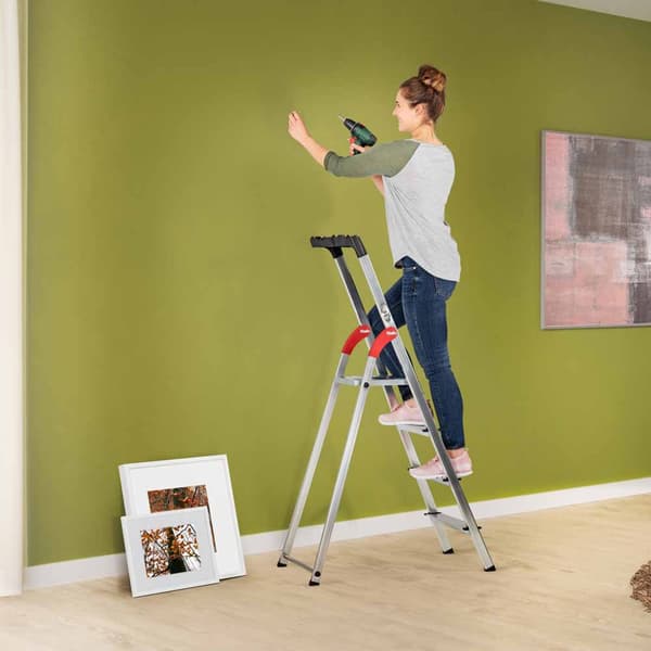 Hailo Steg I Aluminium L60 Easyclix 3 Silver