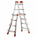 Miniatyrbillede 1 af 9: Gierre Trin Multifunktionsstige Al040 5+5 Søvfarvet