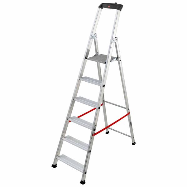 Hailo Vaiheet Alumiiniset Tikkaat Alu Pro 8846-011 6 Hopeinen