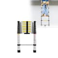 Miniatyrbild 1 av 4: YUENFONG Teleskopstege i aluminium 3,2 m - Halkfri - Multifunktion - Glidstege - Maximal belastning: 150 kg