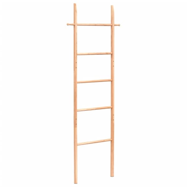 The Living Store håndklædestige 170 cm massivt valnøddetræ - Stiger
