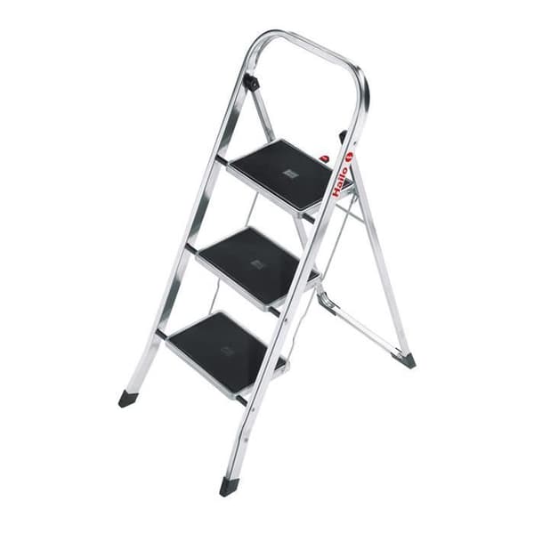 Hailo hopfällbar stegstege 3 steg 105 cm Steppall Professionell stege 416257