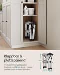 Miniatyrbillede 6 af 6: Rootz foldestige - Bærbar skammel - Letvægtstrappe - Aluminiumsplastik - 45 cm x 35,5 cm x 38 cm - 19 cm foldet - 1,8 kg - 150 kg Kapacitet