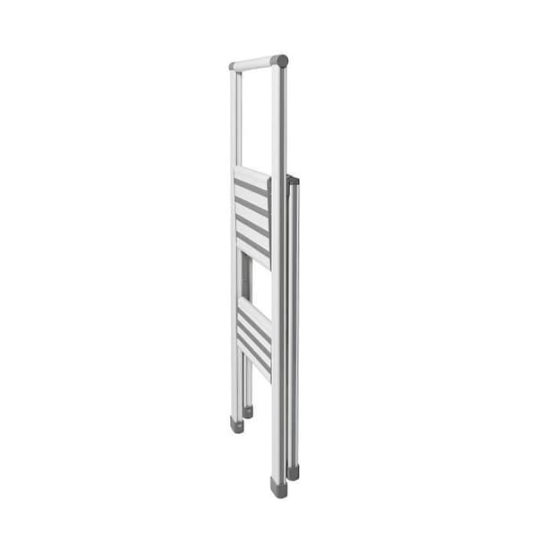 Stege - WENKO - 2 steg - Aluminium - Fällbar - Halkfri