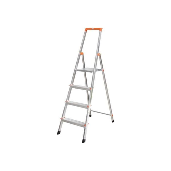 Krause Solidy Stepstege 4 steg arbetshöjd: 2,85 m aluminium