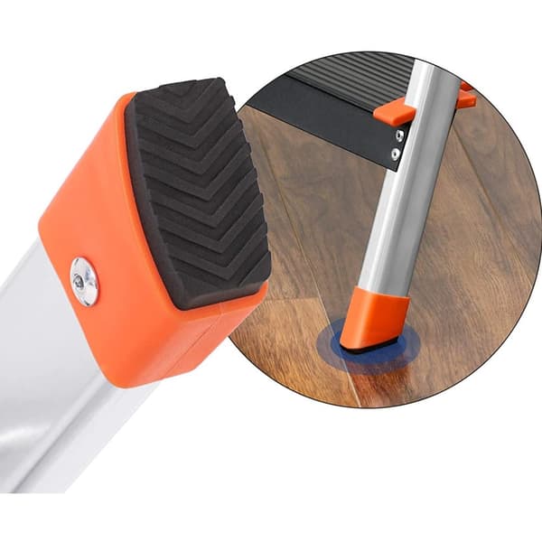 Stige - 3 trin - Aluminium - Anti -slip fødder - Lastkapacitet 150 kg
