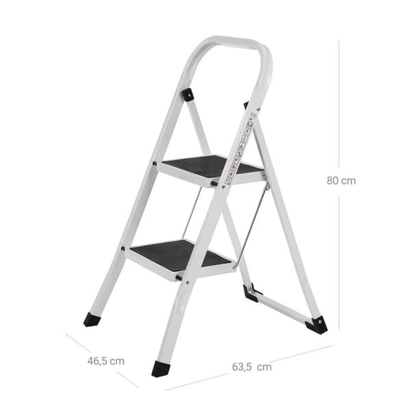 Stairladder - 2 steg - stegpall - metall