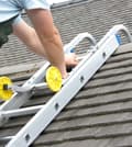 Miniatyrbillede 5 af 9: Universelt Aluminium Taghage til Stiger - Nem Installation, Ingen Bohrning Nødvendig