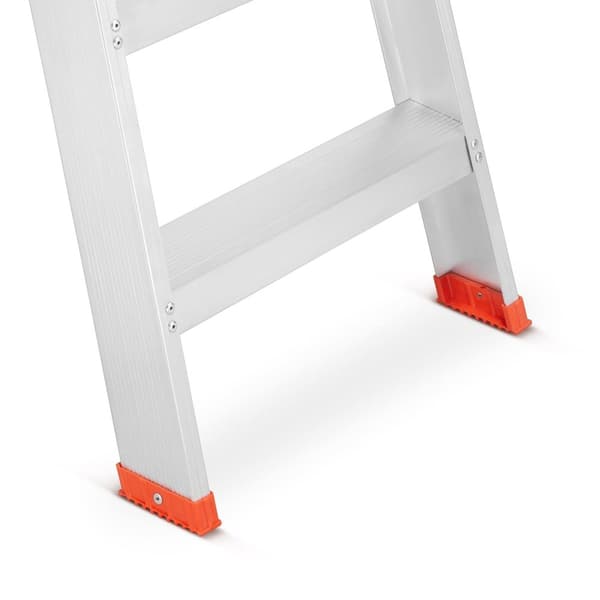 HIGHER Professionell Aluminiumstege, 2x4 steg, EN-131 Certifierad, 150kg Kapacitet