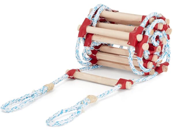 HIGHER®️ 2m Utomhusrepstege - 250kg Kapacitet, Biktrappor, Väderbeständig Polypropylenrep