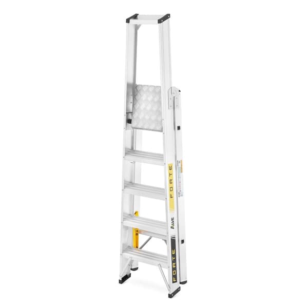 ALOSS 5-trins aluminiumstige til hjemme- og professionel brug, 150 kg kapacitet, 7 års garanti