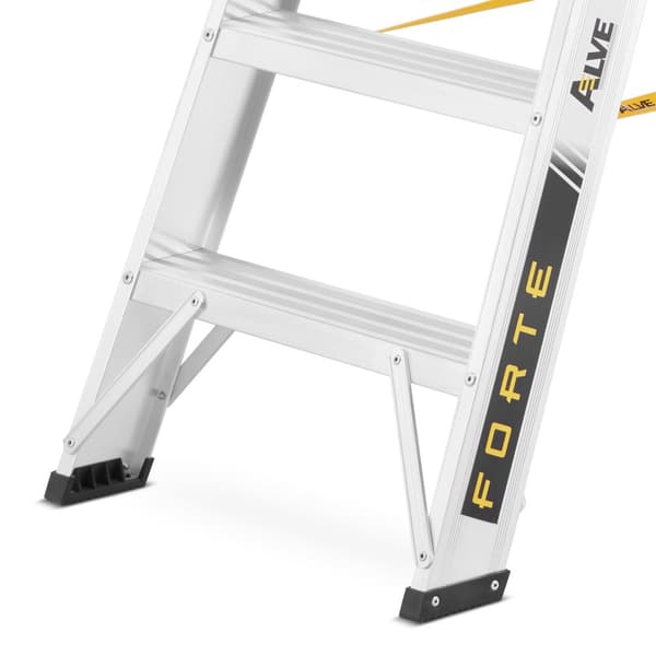 ALOSS 5-trins aluminiumstige til hjemme- og professionel brug, 150 kg kapacitet, 7 års garanti