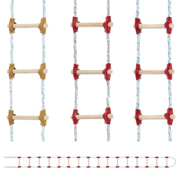 HIGHER®️ 2m Hållbar Lekplatsrepa - 250kg Kapacitet, Väderbeständig, Enkel Montering