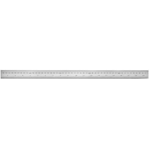 Starrett C636 Precision Stålskala med Millimeter och "Skala, C636-500 C636-500