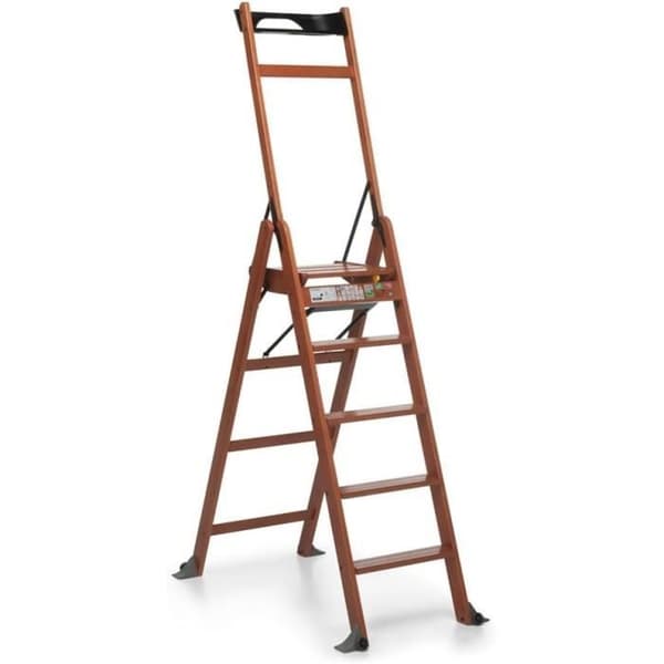 Escabeau Foppapedretti Lascala 4.0 stegpall, Valnöt