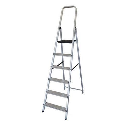 Fällbar stege - Ospecificerad - 6 steg - Aluminium - Praktisk - Modern