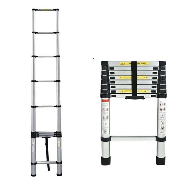 Teleskopstege, Maximal Höjd, Lättviktig och Hållbar Design,2.6m
