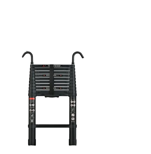 Teleskopstege, Aluminiumlegering, 150 kg belastningskapacitet,3.2m(10.5FT)