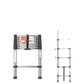 Miniatyrbild 1 av 2: Rostfritt Stål Teleskopstege, Max Belastning: 150 kg,2.6M