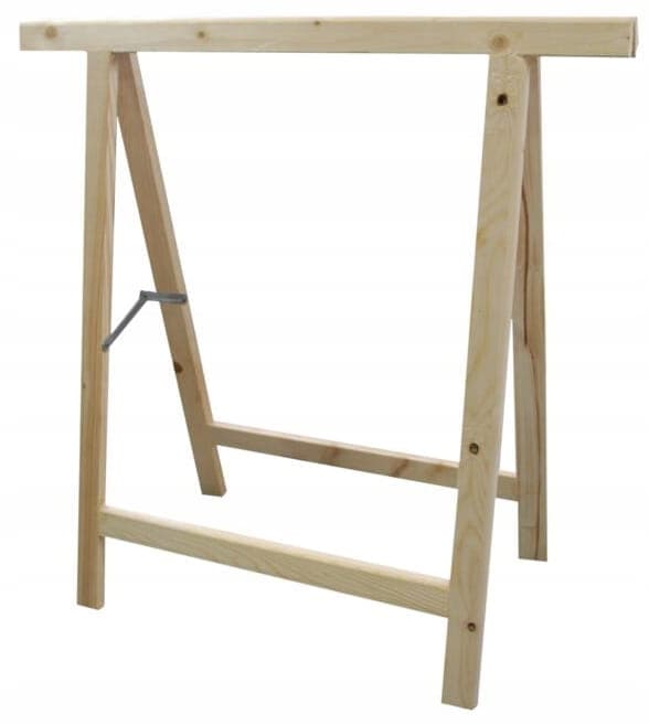 Träbock av gran och tall, 75x75 cm