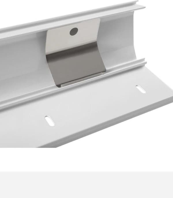 Vivolink VLWL110W Alumiininen kaapelihylly saranalla Click-Lock-järjestelmällä. 110x6x2cm