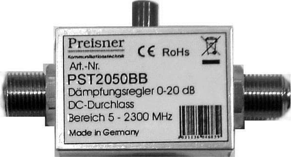 Preisner PST2050BB FF Sølv kabelinterface/adapter (PST2050BB)