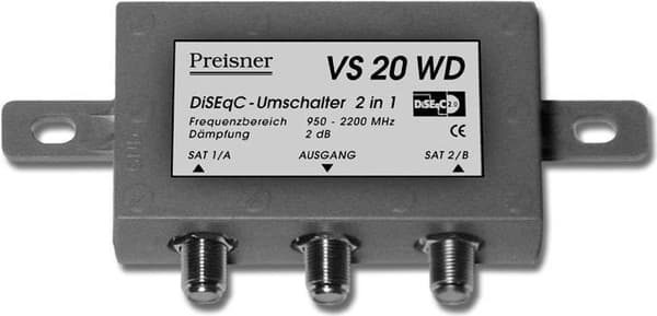 Televes VS20WD Cable Combiner Grå Kabeldeler eller Combiner (VS20WD)