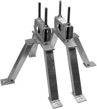 Väggfäste för stolpar upp till 89 mm WA 440 (X2177)