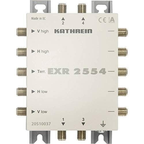 Kathrein EXR 2554 - TV DIGITAL MODTAGER (55 °C; 198 - 253 V AC, 112 x 148 x 43 mm)