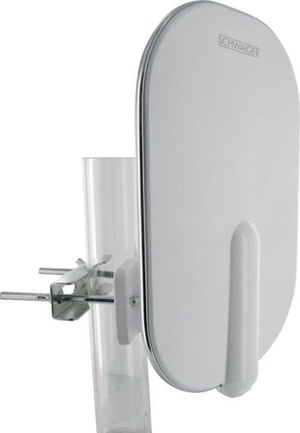 Schwaiger DTA4000 Aktiv DVB-T/T2 fladantenne Udendørs forstærkning: 36 dB Hvid