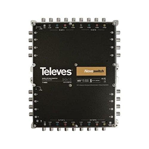 Multiswitch 22,90 cm (9") 16 støbt NEVO cascading b.o.NT MS916C (MS916C)