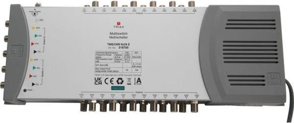 Triax TMS/CKR 9x24 S satellitblokfordeling 5 indgange 24 udgange (318705)